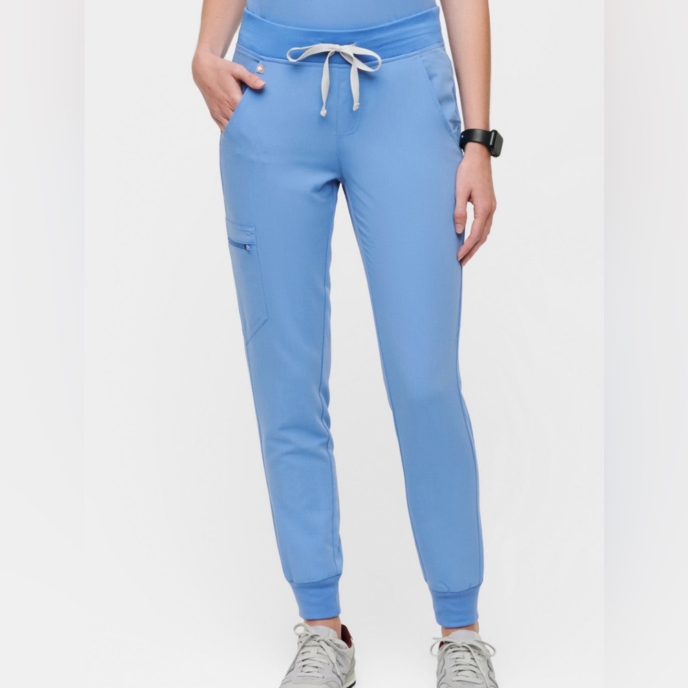 Figs Ciel Blue Zamora Joggers Small